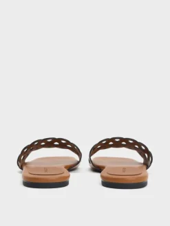 Cut-Out Slide Sandals