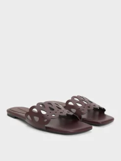 Cut-Out Slide Sandals