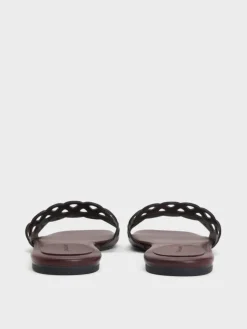 Cut-Out Slide Sandals