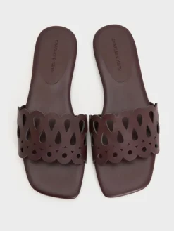 Cut-Out Slide Sandals