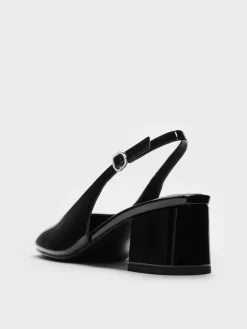 Danni Patent Slingback Pumps