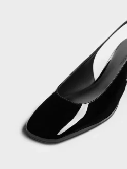 Danni Patent Slingback Pumps