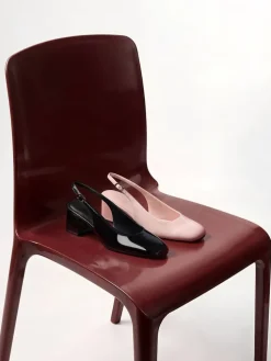 Danni Patent Slingback Pumps