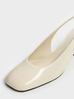 Danni Patent Slingback Pumps