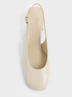 Danni Patent Slingback Pumps
