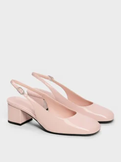 Danni Patent Slingback Pumps