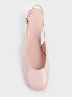 Danni Patent Slingback Pumps
