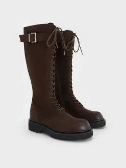 Darian Faux Suede Knee-High Boots