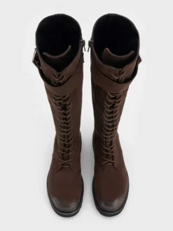 Darian Faux Suede Knee-High Boots