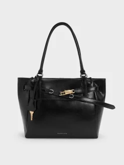 Delfina Belted Tote Bag