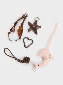 Delfina Dolphin & Starfish Charm