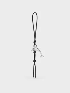 Delfina Dolphin Rope-Knot Charm