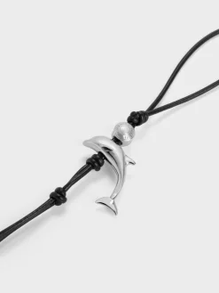 Delfina Dolphin Rope-Knot Charm