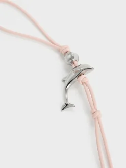 Delfina Dolphin Rope-Knot Charm
