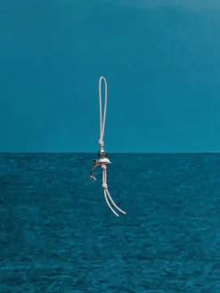 Delfina Dolphin Rope-Knot Charm