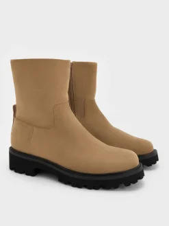 Devan Faux Suede Calf Boots