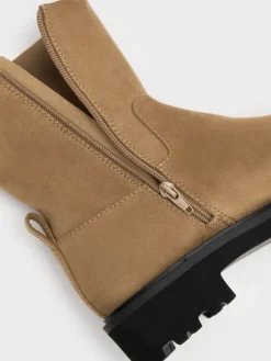 Devan Faux Suede Calf Boots