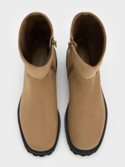 Devan Faux Suede Calf Boots