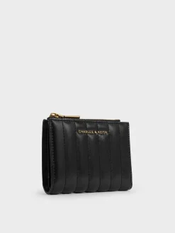 Donna Panelled Top-Zip Wallet