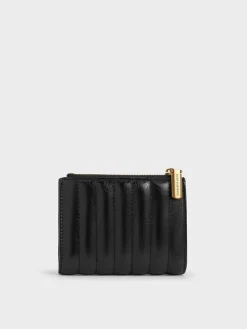 Donna Panelled Top-Zip Wallet
