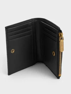 Donna Panelled Top-Zip Wallet