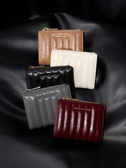 Donna Panelled Top-Zip Wallet