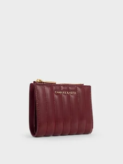 Donna Panelled Top-Zip Wallet