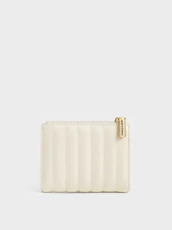 Donna Panelled Top-Zip Wallet