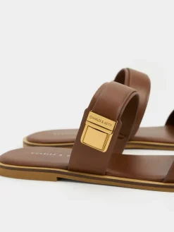 Dove Double-Strap Sandals