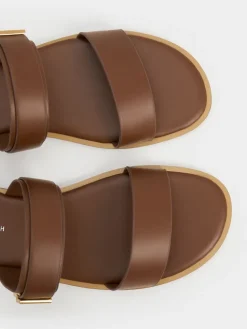 Dove Double-Strap Sandals