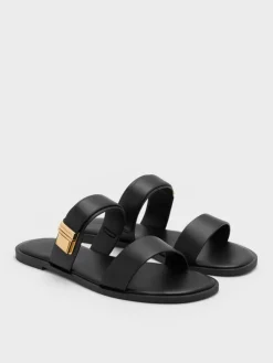 Dove Double-Strap Sandals