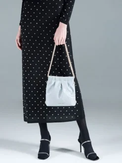 Duo Chain-Handle Two-Way Backpack