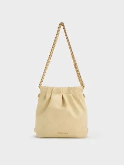 Duo Chain-Handle Two-Way Backpack