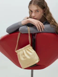 Duo Chain-Handle Two-Way Backpack