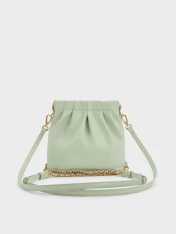 Duo Chain-Handle Two-Way Backpack