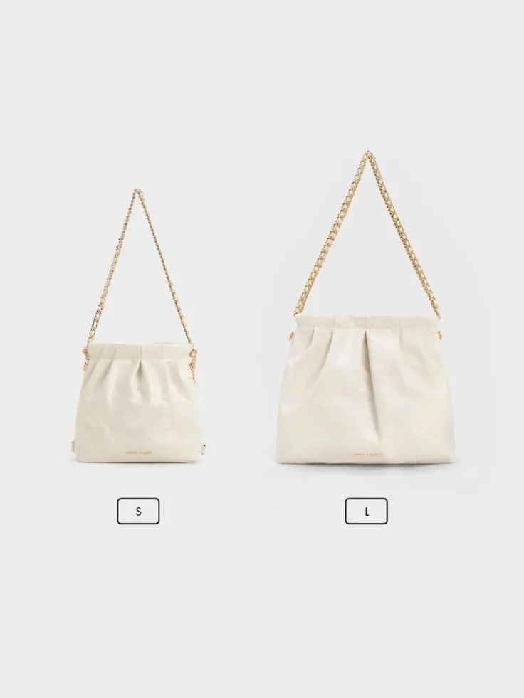 Duo Chain-Handle Two-Way Backpack