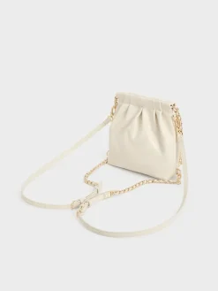 Duo Chain-Handle Two-Way Backpack