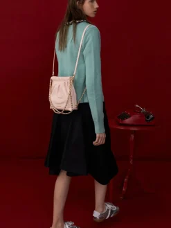 Duo Chain-Handle Two-Way Backpack