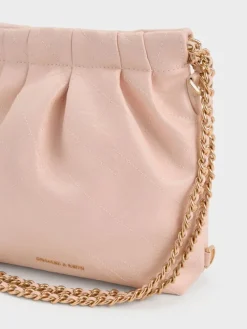 Duo Chain-Handle Two-Way Backpack