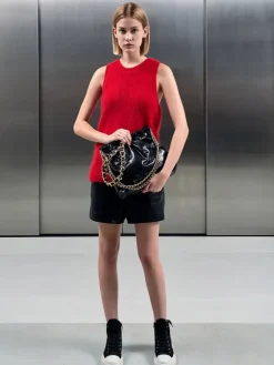 Duo Double Chain Hobo Bag