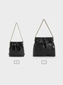 Duo Double Chain Hobo Bag