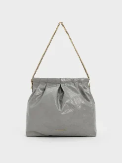 Duo Double Chain Hobo Bag