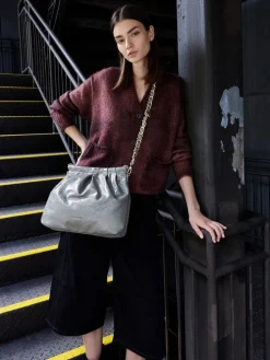 Duo Double Chain Hobo Bag