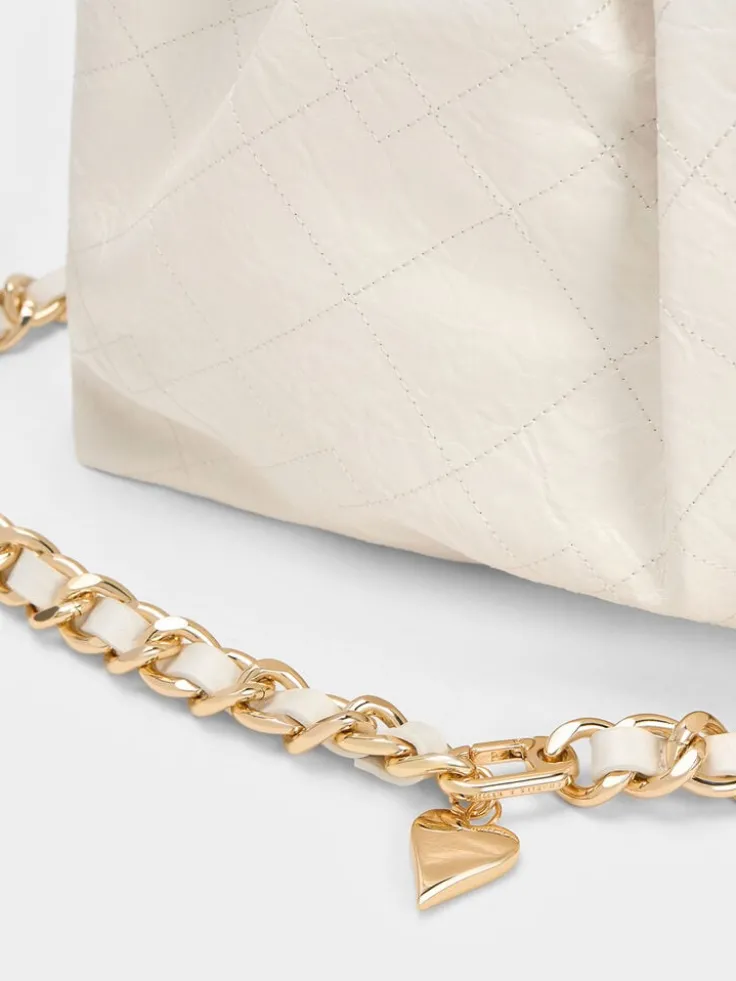 Duo Double Chain Hobo Bag