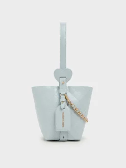 Duo Quilted Chain Bucket Bag