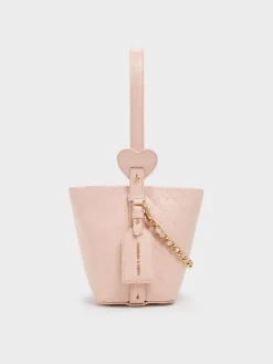 Duo Quilted Chain Bucket Bag
