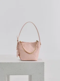 Duo Quilted Chain Bucket Bag