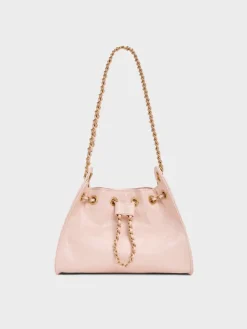 Duo Quilted Drawstring Bucket Bag