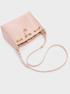 Duo Quilted Drawstring Bucket Bag