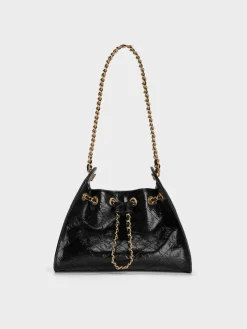 Duo Quilted Drawstring Bucket Bag